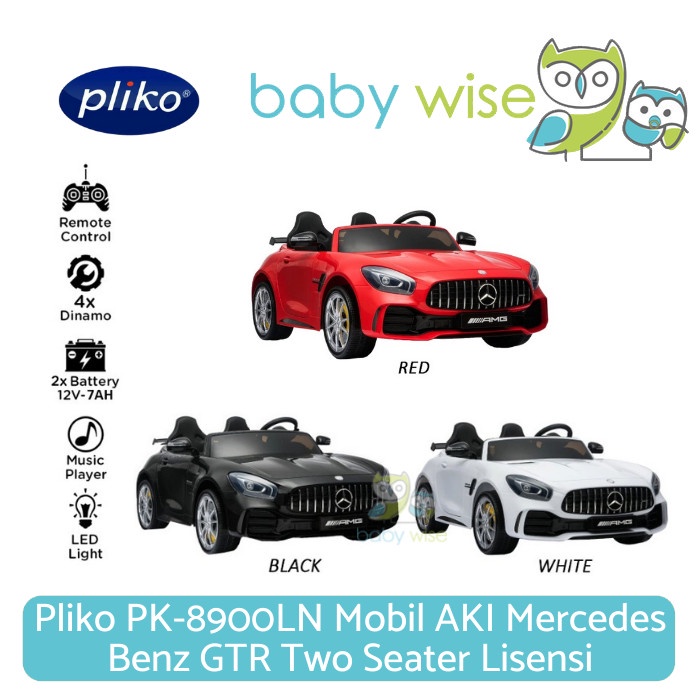 Pliko PK-8900LN Mobil AKI Mercedes Benz GTR Two Seater Lisensi