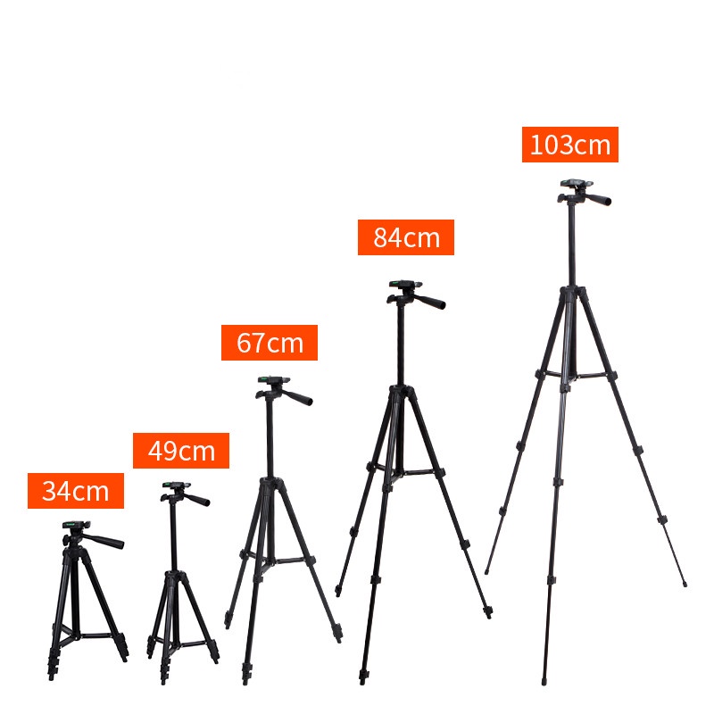 3120A Tripod Wholesale 3 In 1 Aluminum Light Weight Camera Tripod (1Meter)