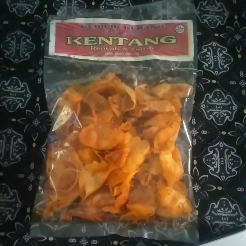 

Keripik kerang Cap kentang, makanan ringan , pedas