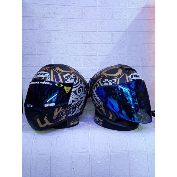 HELM COUPLE INK PAKET GANTENG INK DYNAMIC  + INK CL MAX MOTIF TERBARU