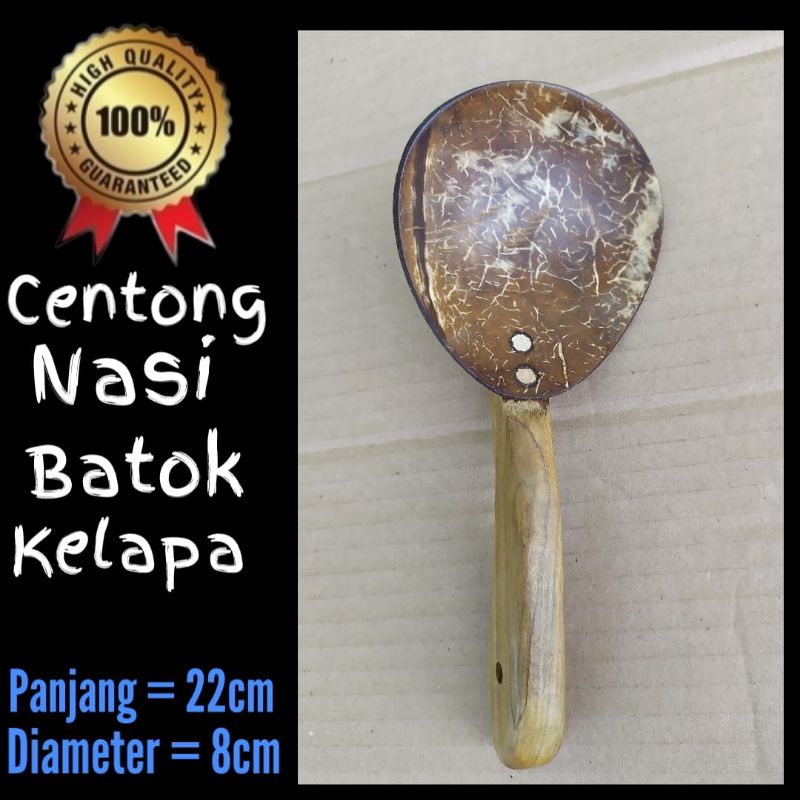 Jual Centong Nasi Batok Kelapa Irus Kayu Batok Kelapa Shopee Indonesia