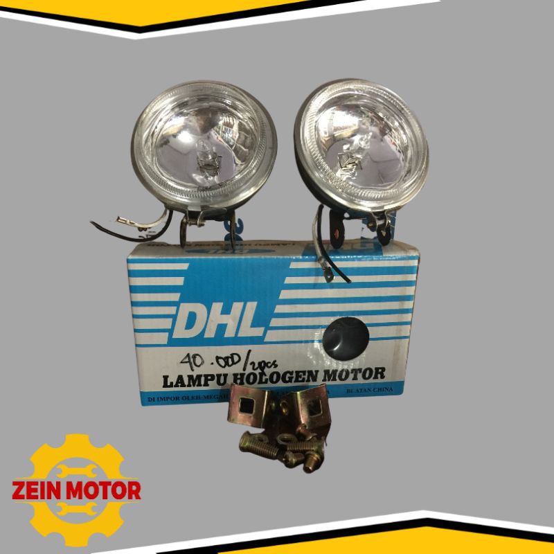 LAMPU-DOP-BOHLAM DEPAN BELAKANG HALOGEN BULAT SEPEDA MOTOR 12V-55W