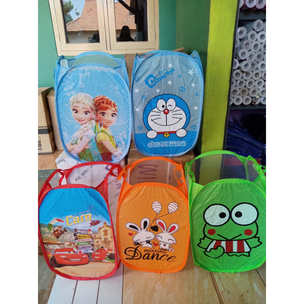  Keranjang  Baju  Kotor  Karakter lipat Shopee Indonesia