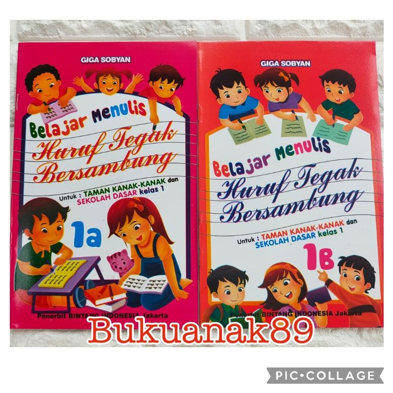 Buku Belajar Menulis Tegak Bersambung