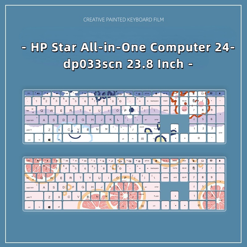 Cover Pelindung Debu Motif Kartun Bunga Untuk Laptop HP Star 24-dp033scn 23.8 Inch