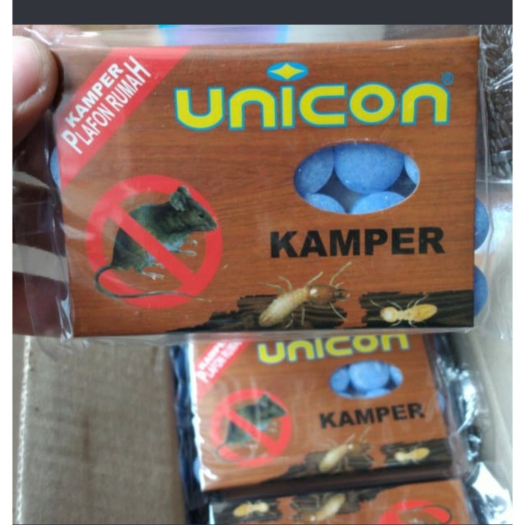 KAMPER ( BIRU ) Unicon Pengusir Super Tikus dan Rayap Kapur Barus Serangga GHM