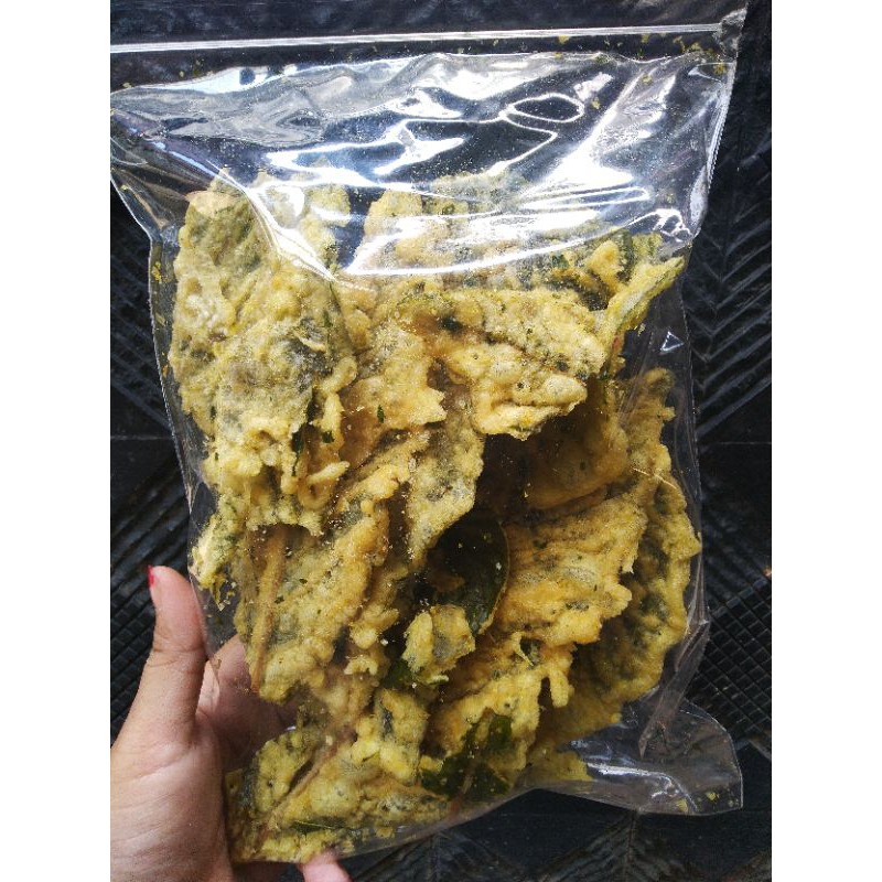 

kripik bayam kriuk