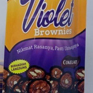 

ABON- VIOLET BROWNIES KERING BERHADIAH LANGSUNG ECERAN -MAKANAN-KERING.