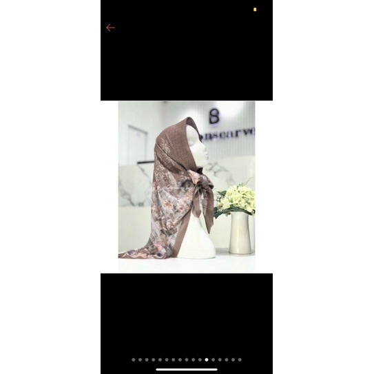 PL Buttonscarves malaya series brown