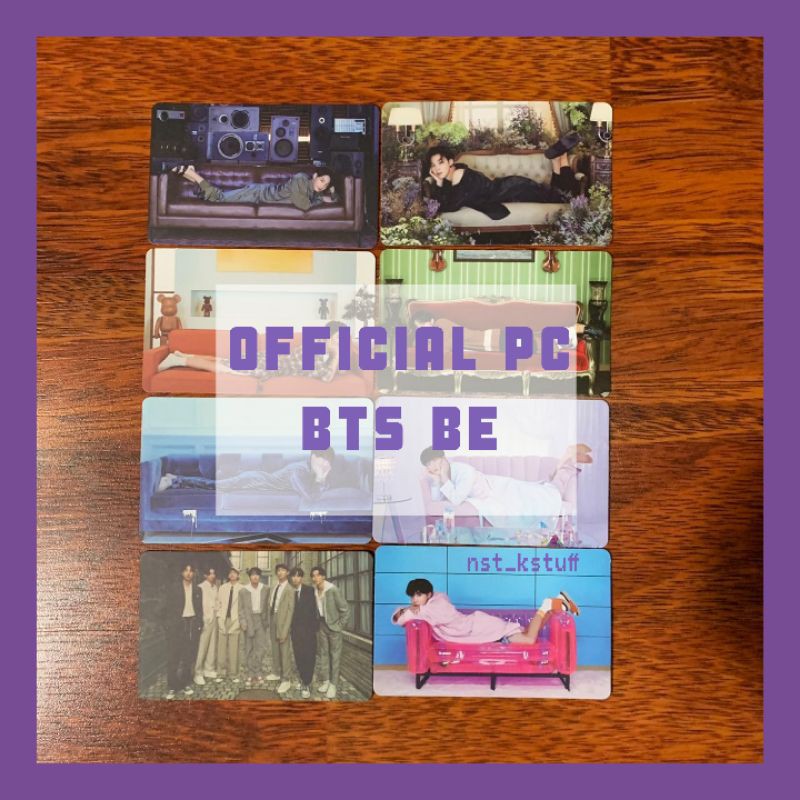 official pc/photocard bts be