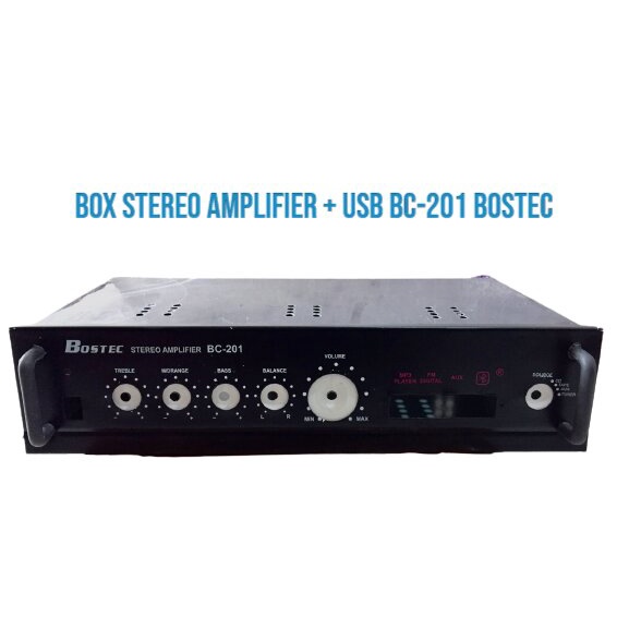 BOX STEREO AMPLIFIER + USB BC-201 BOSTEC