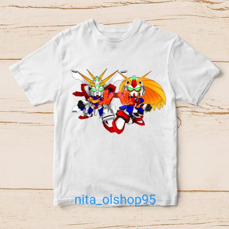 baju anak robot Gundam kaos anak