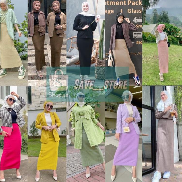 ✱ Rok Span Rajut • Rok Rajut Premium • Rok Span Rajut Knitted • Rok Rajut Knitted ♝