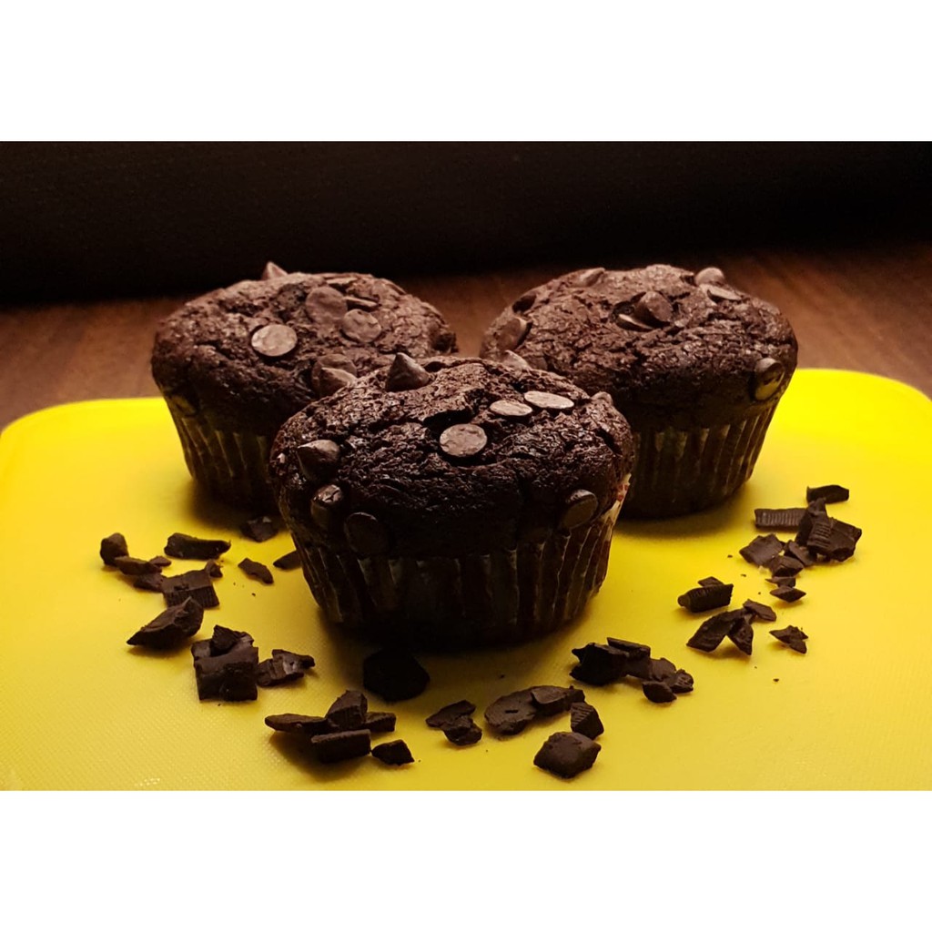 

Premium Double Chocolate Chip Muffins