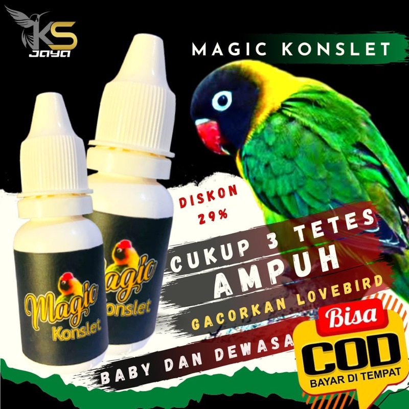 MAGIC KONSLET 15ML VITAMIN DOPING LOVEBIRD PENGGACOR LB
