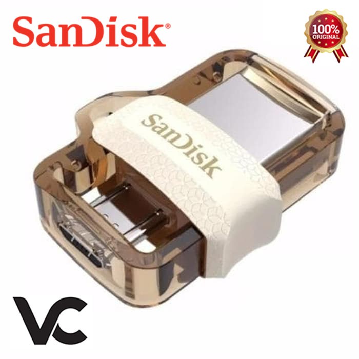 SANDISK FLASHDISK OTG 32GB ULTRA DUAL USB DRIVE m3.0 32 GB MICRO USB 3.0 150MBPS USB 3