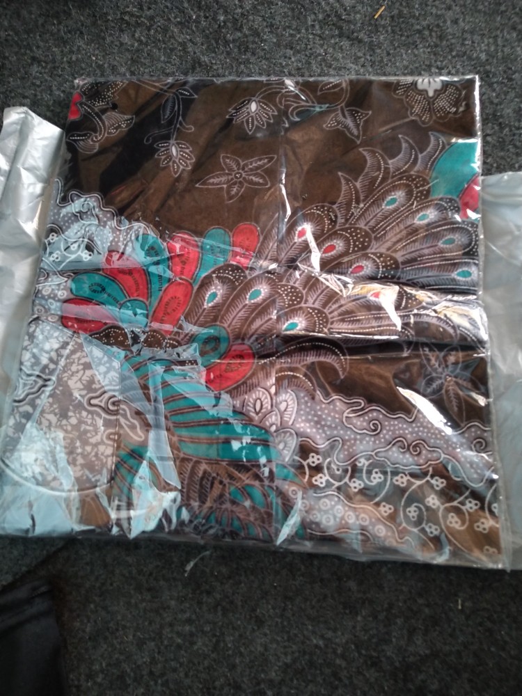 Size M L Xl Bswart Batik Hrb026 Kenongo Hem Pendek Padi Pekalongan M L Xl Batik Pria Murah