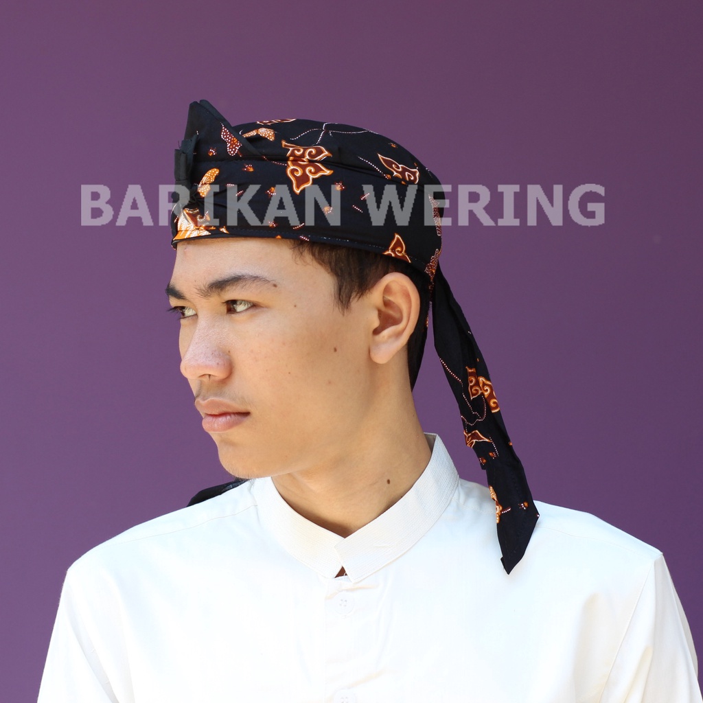 Blangkon Dewasa Motif Khas Nusantara / Blangkon Batik Dewasa Motif / Ikat Kelapa Dewasa Putra Sunda