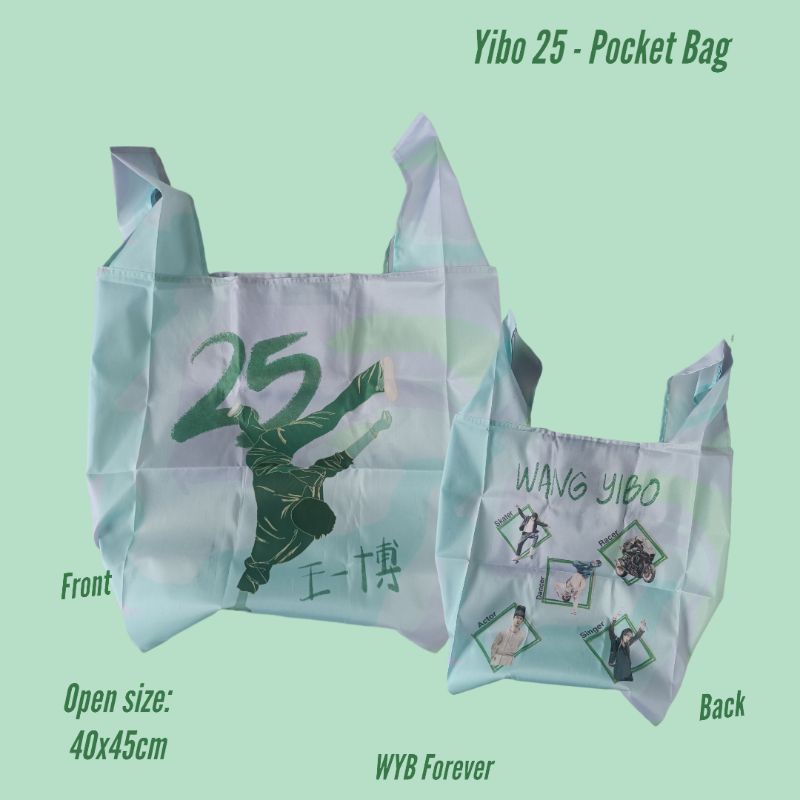 Reusable shopping bag Edisi Wang Yibo 25