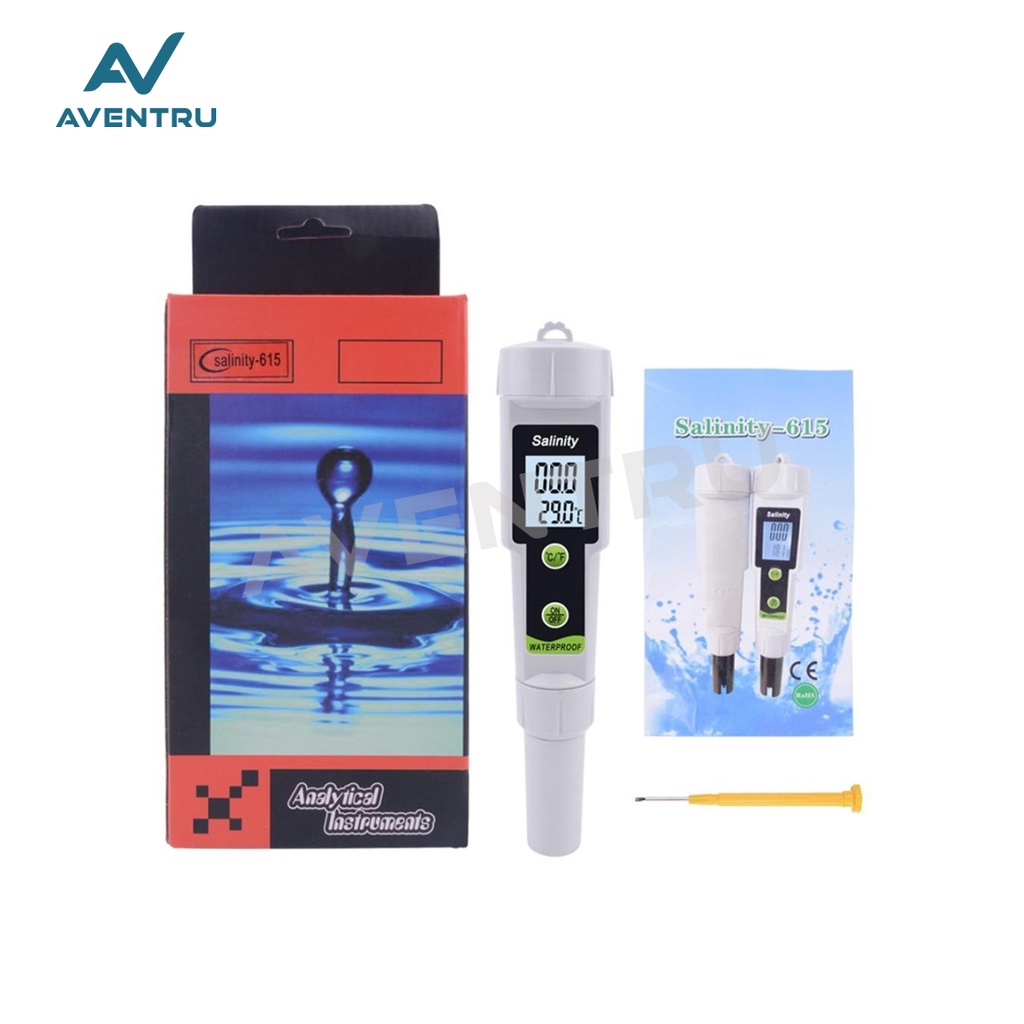 Salinometer Salinity Meter Pen 2in1 Salinity Temperature Garam Tester