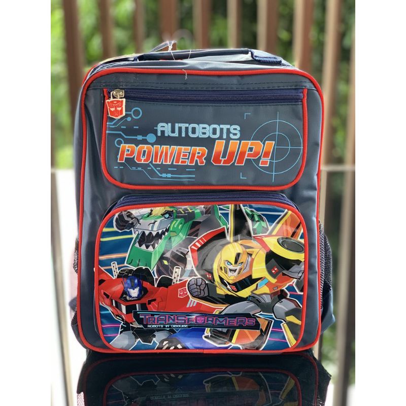 Tas ransel  anak karakter  transformer