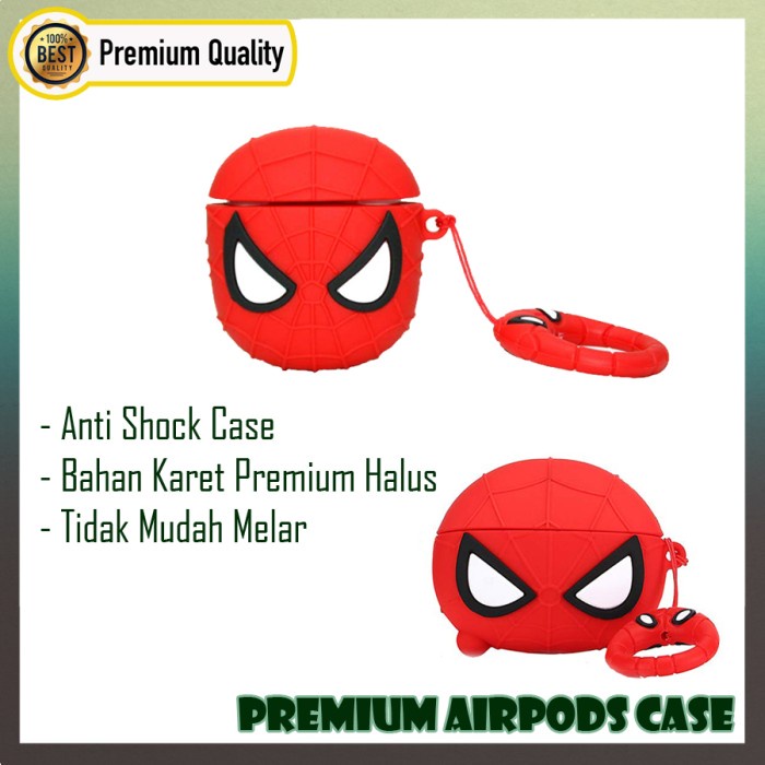 Silicone Airpods Case Superhero Spiderman Silikon Airpods Gen 1/2/PRO