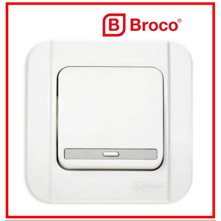 Saklar Engkle Galleo Snow White Broco Saklar Tunggal Broco Saklar Broco