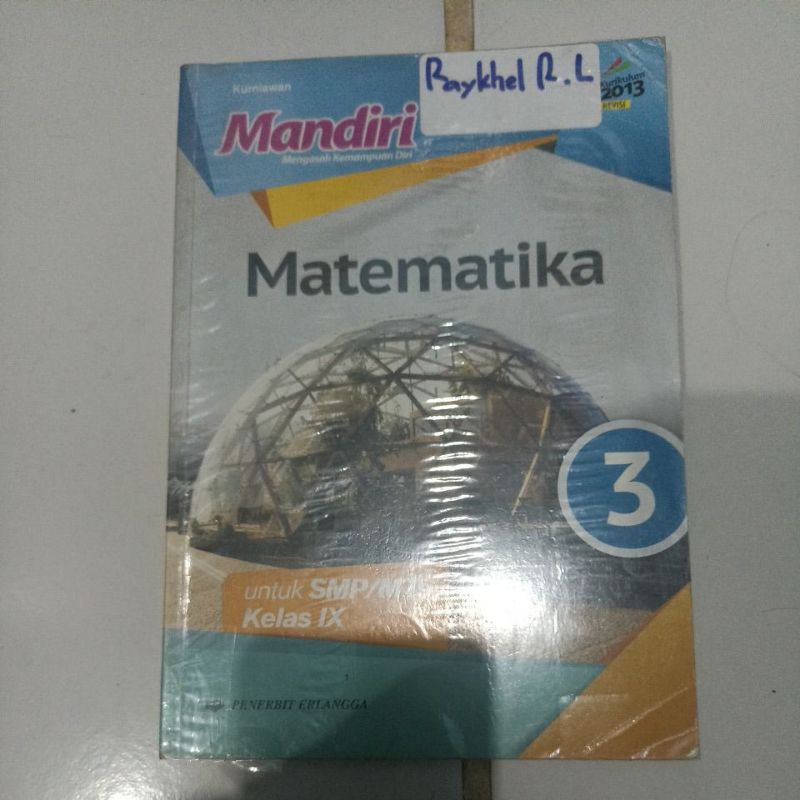 Preloved Buku Matematika Kelas 9