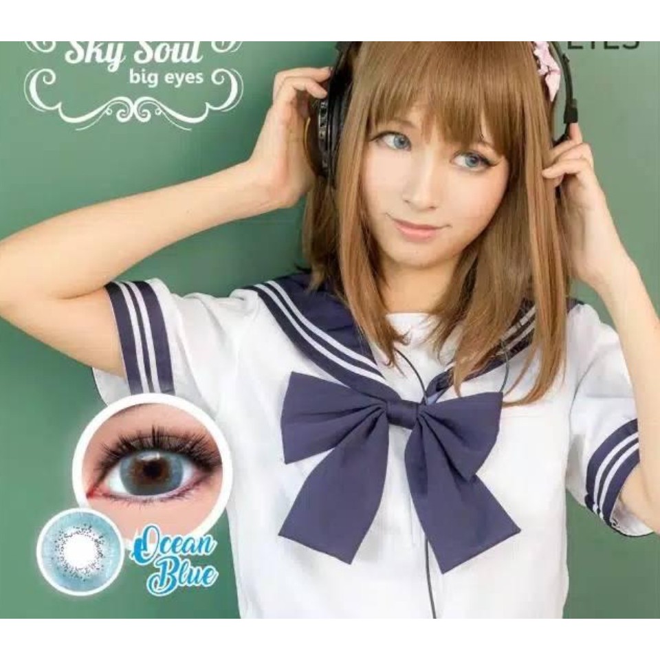 GROSIR SOFTLENS 100BOX SKY SOUL BIG EYES NEW / SKY 1 / BABY LOOKS / LOLIPOP BOLEH CAMPUR BB Lensa Kontak