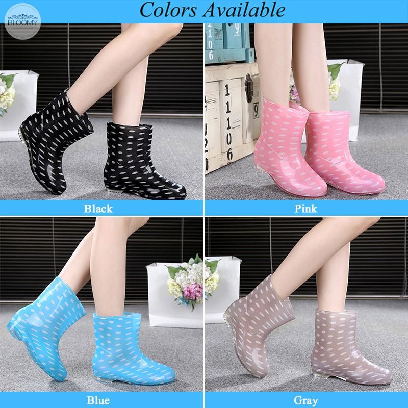  Bayar Di Tempat Sepatu  Boots  Hujan  Anti Air Slip Motif 