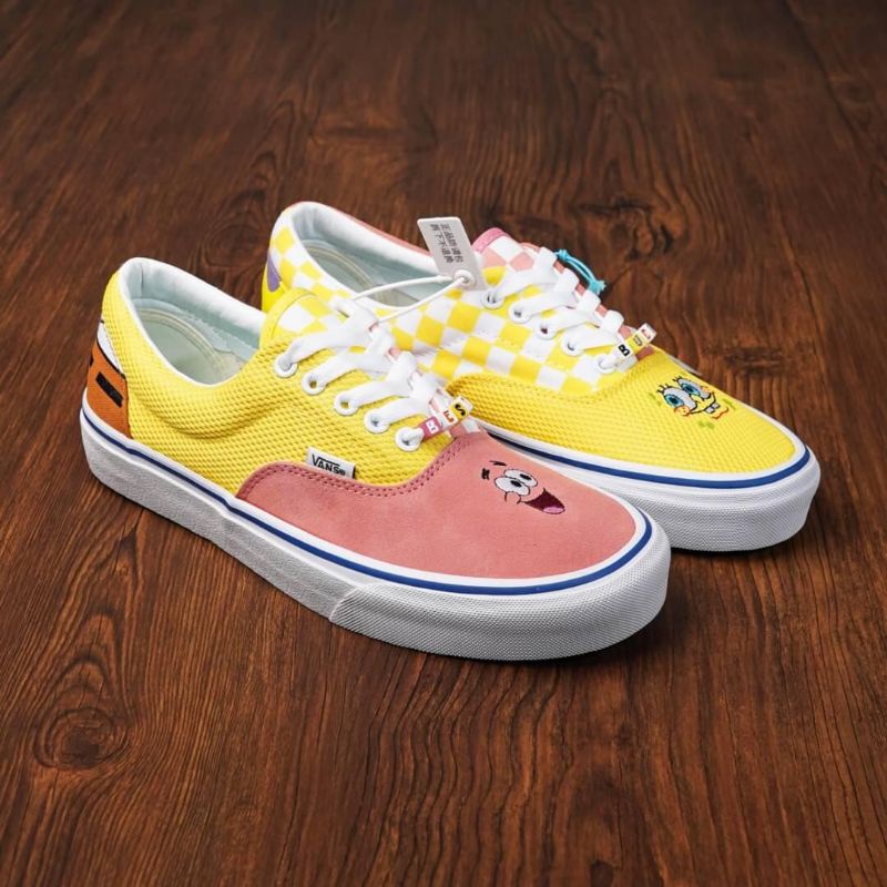 Vans Era x Spongebob Best Buds Best Friend - Pink Yellow