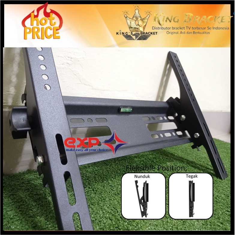 Bracket TV SAMSUNG 21&quot; s/d 40&quot; waterpass GARANSI 100% COCOK!!! IMPORT QUALITY