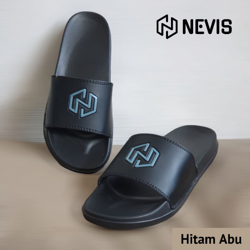 NEW ARRIVAL Sandal Slide Pria Original Nevis NVS 24 / Sandal Slop Slip On Pria-5