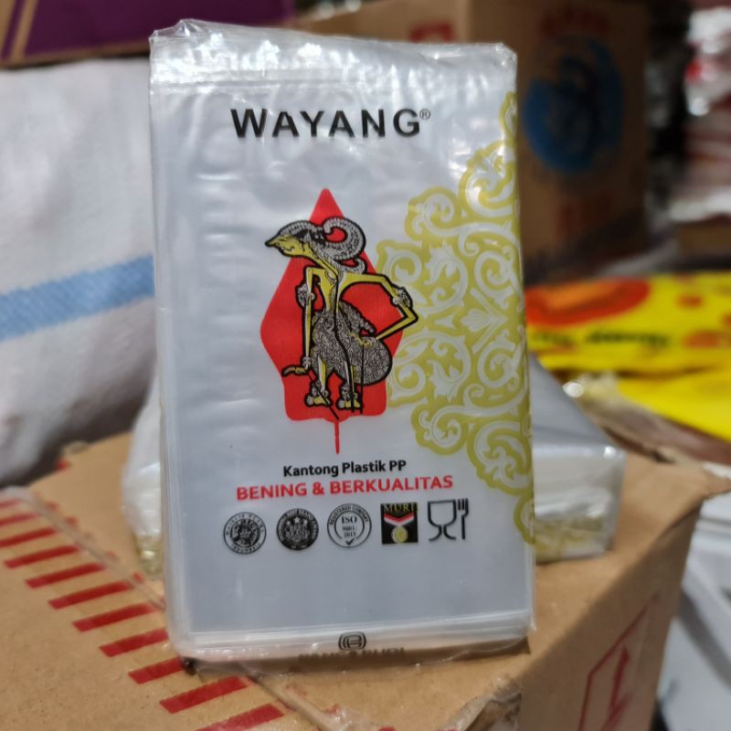 Plastik bening PP WAYANG 7X15 7x12