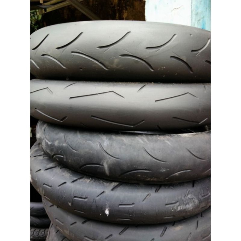 (MERK RANDOM) ban motor second mp76 / soft compound / ring 14 ukuran 90/80