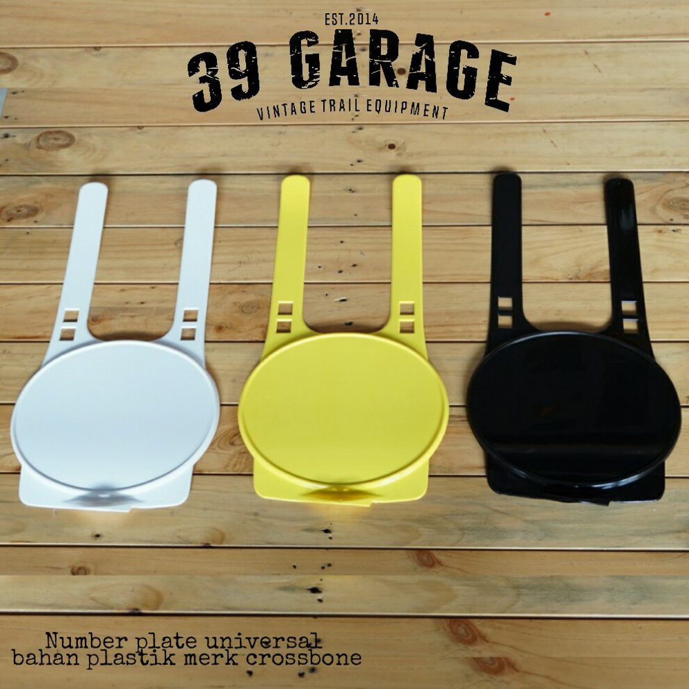 papan nomor   number plate trail jadul trail tua Bagus