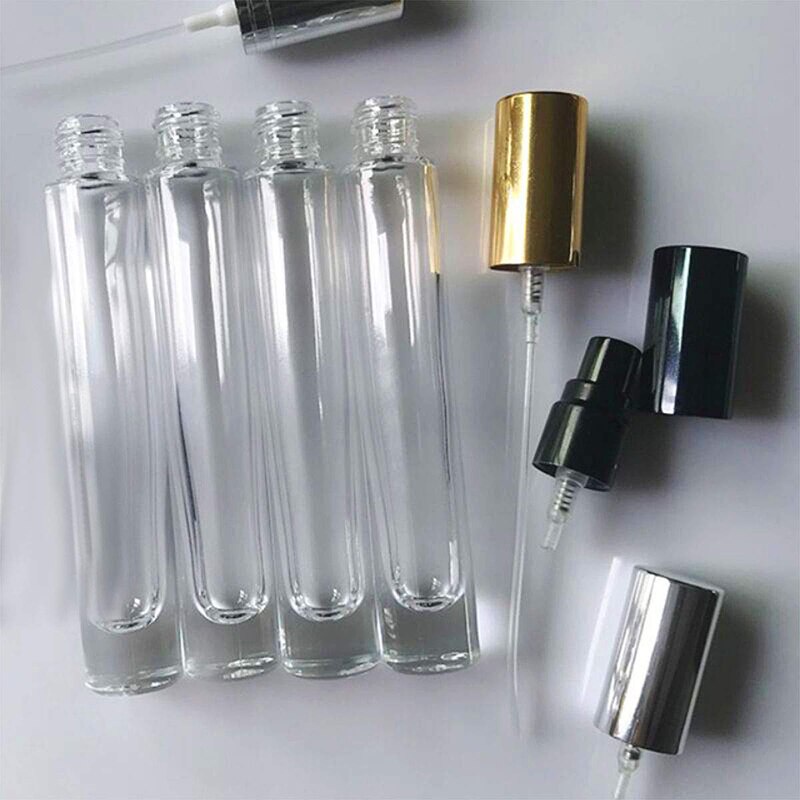 Botol Parfum Kosong Isi Ulang Model Semprot Bahan Kaca Bening Ukuran 10ml