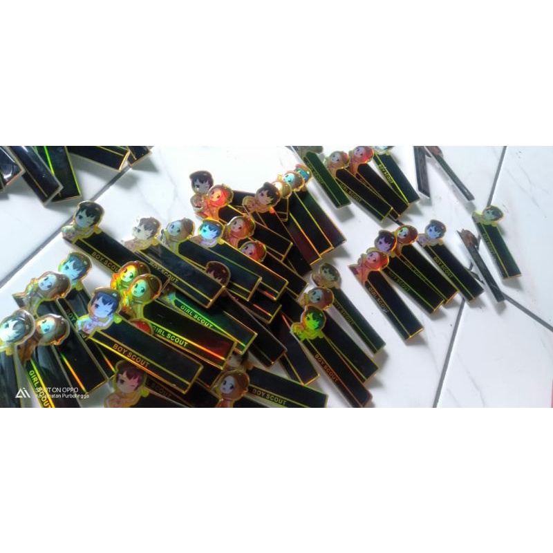 

Nametag polos siap ukir