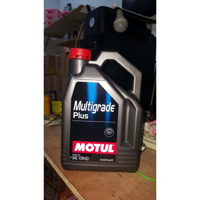 Oli Mesin Mobil Motul Multigrade Plus 10W-40 API SN Galon 4Liter