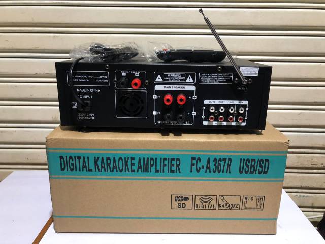 Powar ampli karaoke FC A367R USB,SD card,Radio