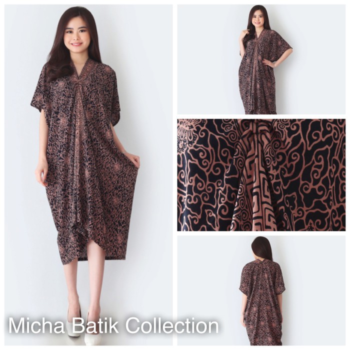 Kaftan Batik Paris Cap(warna sogan)