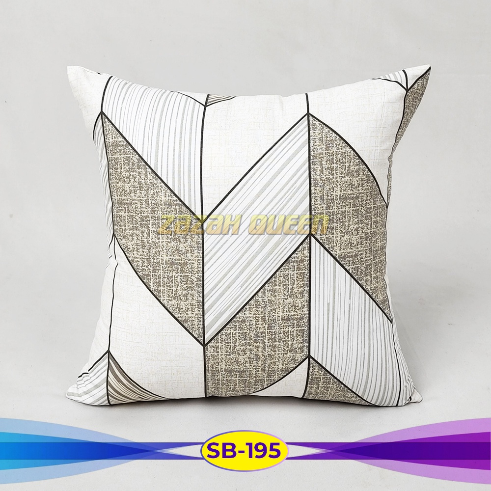 Sarung Bantal Kursi Sofa 40x40 - Motif Trilogi