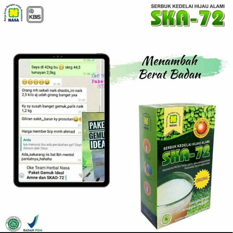

SUSU PENGGEMUK BADAN NASA / SUSU PENGGEMUK