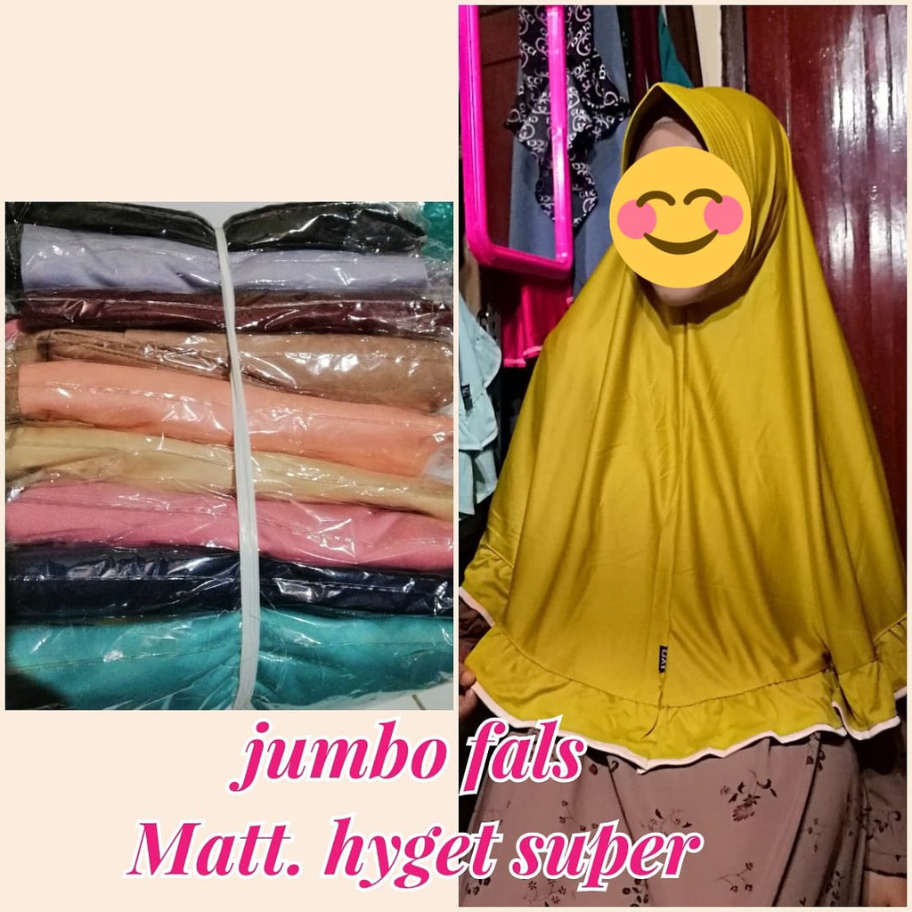 Hijab Jumbo Fals