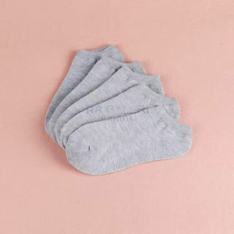 KAOS KAKI PENDEK POLOS FASHION PRIA WANITA MOTIF BERUANG DAISY ANKLE SOCK SEMATA KAKI HIDDEN SOCK RB-6