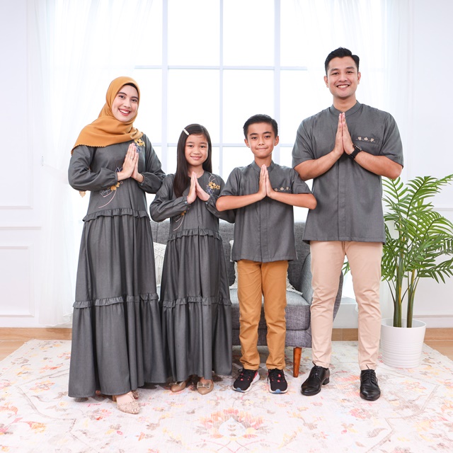 JASMINE Family Set DARK GREY by Hagia Indonesia