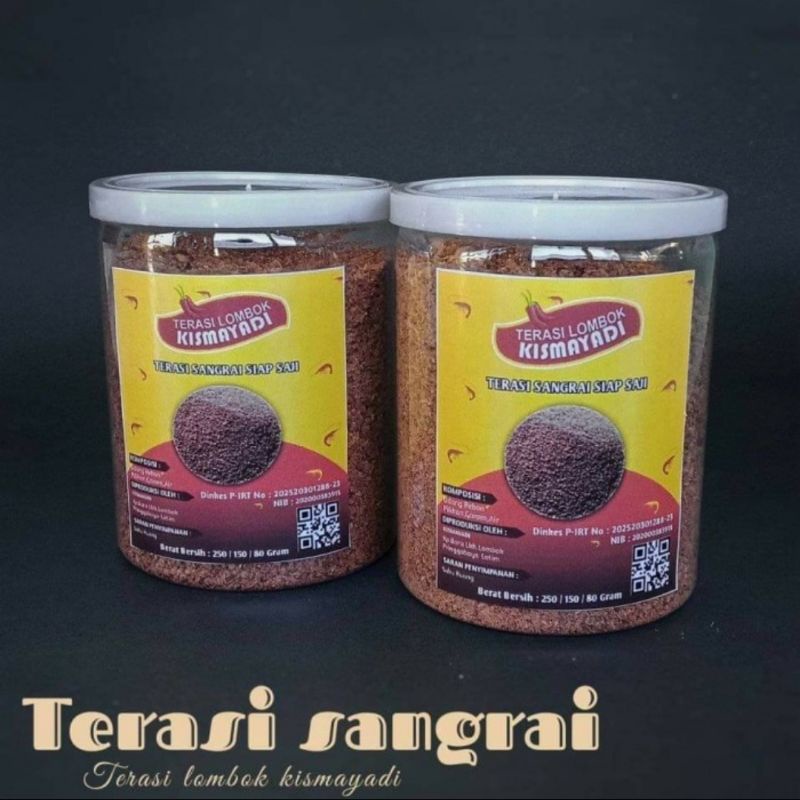 

Terasi Sangari - Khas Lombok 300gram