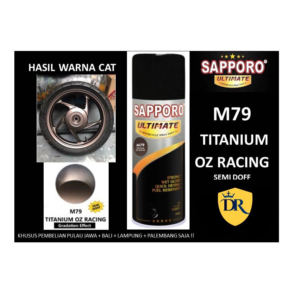 Sapporo Ultimate M79 Titanium Oz Racing / Sapporo Spray