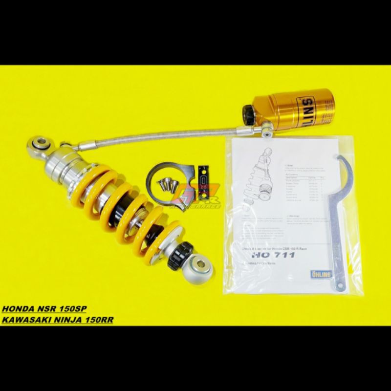 Shockbreaker Monoshock Shock Ohlins HO711 CBR 150 Plug and Play Ninja 150 RR 150RR ZX150 NSR 150 SP