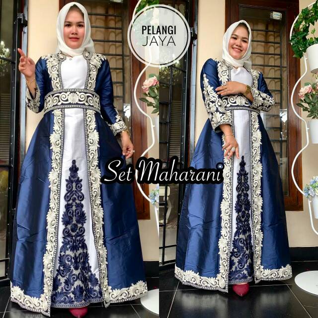 New Gamis Abaya Set Maharani Original Pelangi Jaya